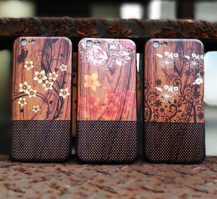 Drewniana obudowa telefonu iPhone 5, IPhone 6 S Bamboo obudowa iPhone z wieloma kolorami