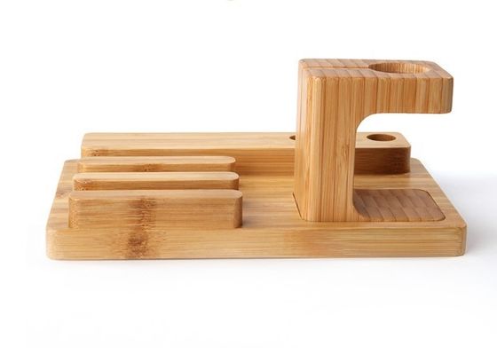 Stojak do zegarków marki Apple Bamboo Apple i stojaka do telefonów komórkowych i stojaka do tabletu i uchwytu do piór i uchwytu do stojaka do Apple