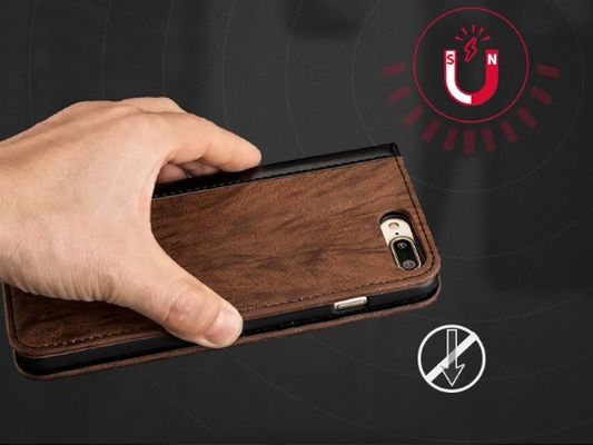 Pokrowiec na telefon komórkowy dla firm telefonicznych, pokrowiec na telefon komórkowy z portfelem PU Leather