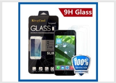 Iphone 6 Real Glass Cell Phone Screen Protector Samoprzylepny film 0.33mm 9H