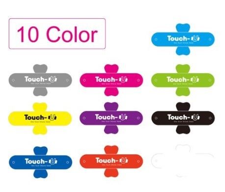 Jednorazowy dotykowy telefon silikonowy dotykowy Uchwyt na palec Finger Ring Multi-color